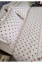 Heart Patterned 100% Cotton Toast Pique Set - 2