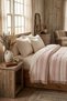 100% Cotton 4 Layer Striped Muslin Double Bedspread Sofa Cover Tv Blanket 220X230 cm - 3