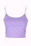 582-04 Crop Elastic Strap Lilac Women's Tank Top 26Yl71595017