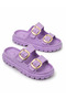 Women's Double Buckle Slippers