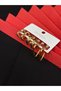316L Steel Jewelry Gold Color Set of 6 Zircon Stone Earrings - 2