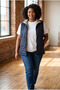 Women's quilted vest - 3