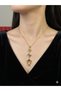 316L Steel Gold Color Y Necklace