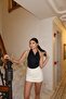 Women's Diver Fabric Buckle Detailed Halter Neck Blouse - 3