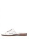 Elit Zyn4106 Women's Genuine Leather Flat Slippers White - 4
