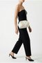 Dina Magnet Closure Women's Hand and Shoulder Bag Cream - 2