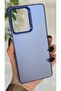 Redmi 12 Compatible Blue Color Gradient Matte Silicone Case with Camera Frame Luxury Electro - 4
