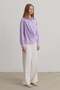 Front Snap Shirt Lilac