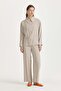 Low Sleeve Basic Modal Shirt Stone