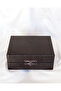 Handmade 6-Piece Premium Watch Box, Bitter Brown Faux Leather Covered, Special Design, Accessory Organizer - 4