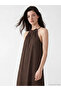 Ruffled Halter Neck Dress - 2