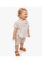 Knitted Blouse Shorts Baby Girl Summer Triple Set - 2