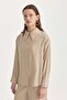 Low Sleeve Basic Modal Shirt Mink - 2