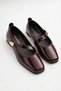 Women's Patent Leather Ballerinas with Stylish Buckle and Comfortable Sole Casual Shoes - 3