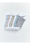 I Striped Boys' Booties Socks, 7-Pack from Freezen Store