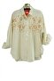 New Season Legendary Women's Stone Embroidered Shirt Blazer - 2