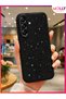 Black Berry Glitter and Sparkle Shiny Glittery Glitter Silicone Case for Samsung Galaxy A17