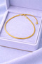 Snake Chain Steel Necklace - Stylish Minimalist Design (Gold Color) - 4
