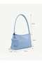Maura Eyeglass Holder Long Handle Hand and Shoulder Women's Bag with Hanging Device - 2