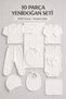10 Piece Newborn Hospital Discharge Set 100% Cotton Reportable Fabric Premium Plain Baby Set Ecru - 2