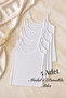 Women's 5-Pack Modal & Cotton Thin Strap Tank Tops - Soft Textured & Breathable Everyday Wear