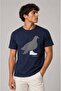 Pamuklu Modern Amusement Cali Crown Print T-Shirt