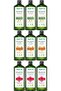 Natural Shampoo 400 ml Anti-Dandruff - Juniper Tar, Keratin - Hair Loss Prevention (9-Piece Mixed Set)