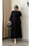 Elegance Pile Detailed Belted 2-Piece Skirt Set - 5