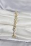 Brass Gold Color Zircon Stone Star Model Women's Bracelet - 2