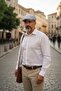 Gray Summer London Cap Hat Italian Style Cap
