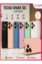 Water Green with Gold Detail Luxury Silicone Case for Tecno Spark 10C - 2