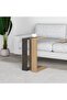 Muju C End Table 30cm W- Dark Brown/Hitit/Sapphire Oak - 2