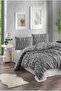 Single Duvet Cover Geometric Pattern Duvet Cover Set Cotton Fabric (3 Pieces)