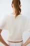 Batwing-sleeved jersey top - 3