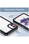 Nothing Phone (1) Case Camera Protected Shock Absorbing Transparent Back Cover Black - 6