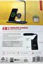 4-in-1 Wireless Charging Station Fast Charger for Phone, Smartwatch & Earbuds – Foldable Stand Dock- With LED Lamp - 2