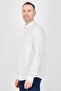 Men Regular Fit Solid Long Sleeve Casual Shirt, White - 2