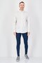 Men Regular Fit Solid Long Sleeve Casual Shirt, White - 4