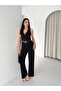 Women's Tree Bark Belted High Waist Crepe Trousers - 5