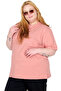 Mode XL Real Big Size Women's T-Shirt Lycra Combed Cotton 20149 Pudra - 2