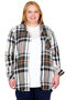 Mode XL Real Big Size Women's Shirt Lumberjack 25394 Nefti̇