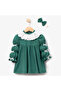 Baby Girl Dress with 3 Bows - 3