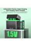 AA & AAA Battery Charger Dock USB-C, 8 Slot Smart Charger with Rechargeable 1.5V Lithium Batteries - 2