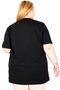 Mode XL Real Big Size Women's T-Shirt Lycra Combed Cotton 20149 Black - 5