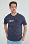 Fashion Text Printed Crew Neck T-Shirt - 5