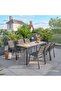 Evasion Wood-Effect Rectangular Garden Table - 4