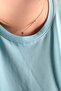 Mode XL Real Big Size Women's T-Shirt Lycra Combed Cotton 20149 Turquoise - 5