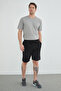 Printed Shorts with Elastic Waist and Tie - 5