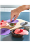 6 pieces silicone vacuum bowl lid airtight breakfast lid 11 cm - 4