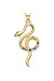 Snake-Shaped Necklace Decorated with Colorful Stones